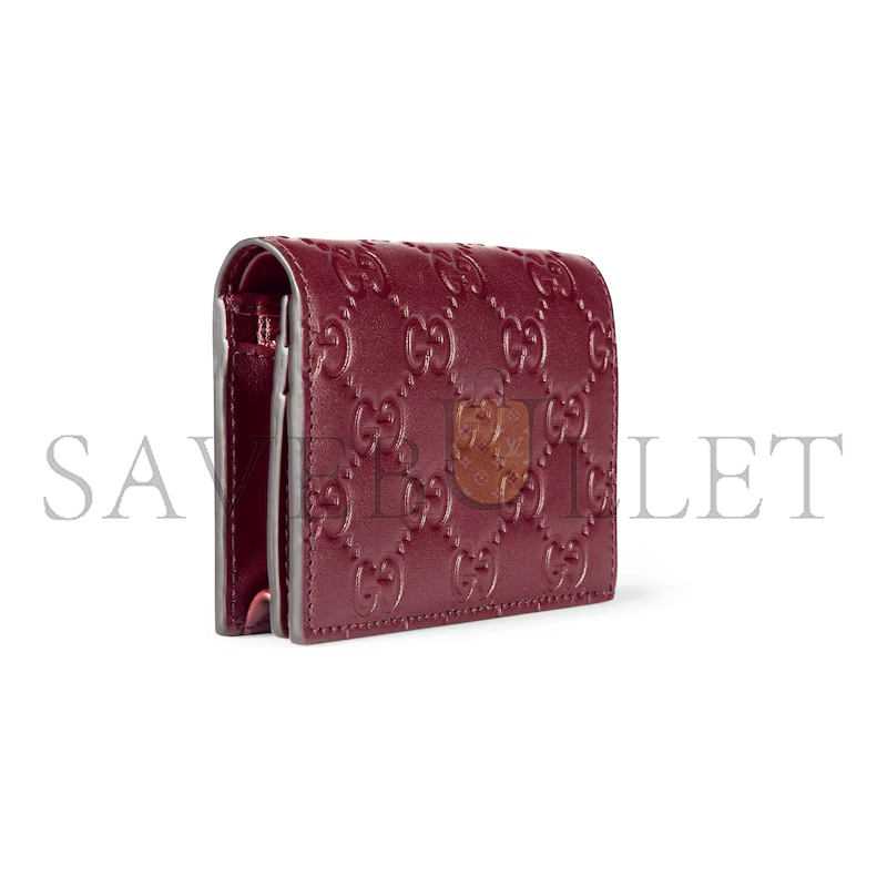 GUCCI GG EMBLEM SMALL WALLET 847207 (11*8.5*3cm) GUCCI GG EMBLEM SMALL WALLET 847207 (11*8.5*3cm)